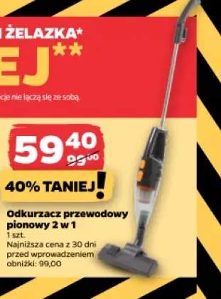 Odkurzacz przewodowy pionowy 2 w 1