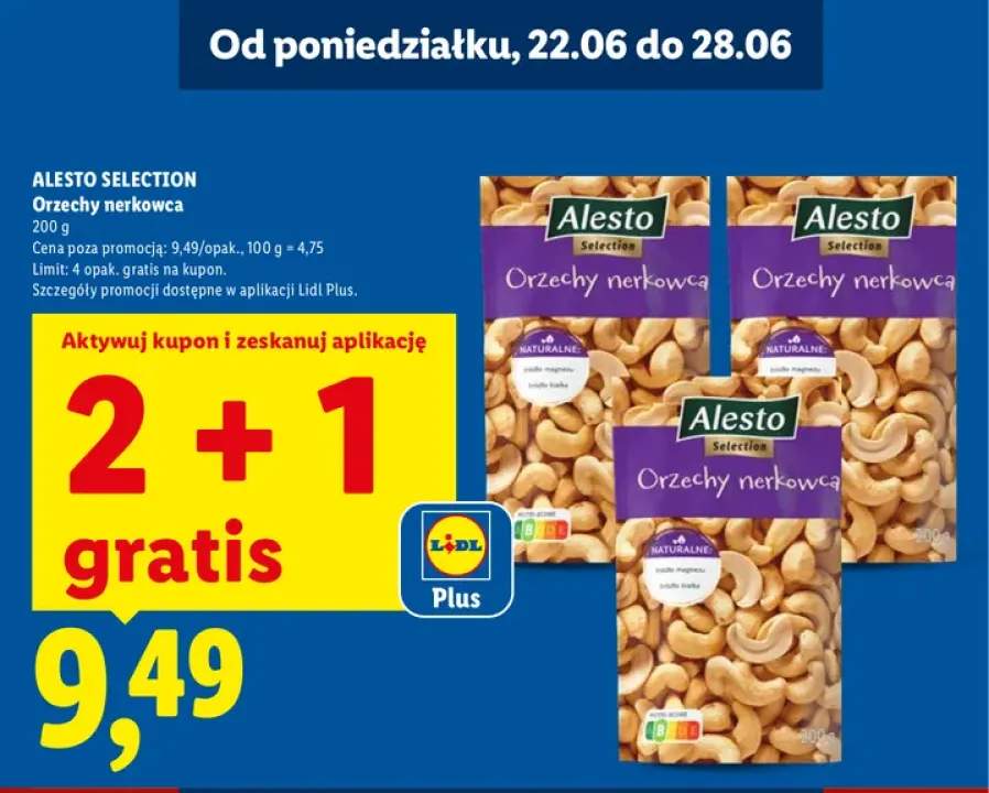 Orzechy nerkowca Alesto Selection