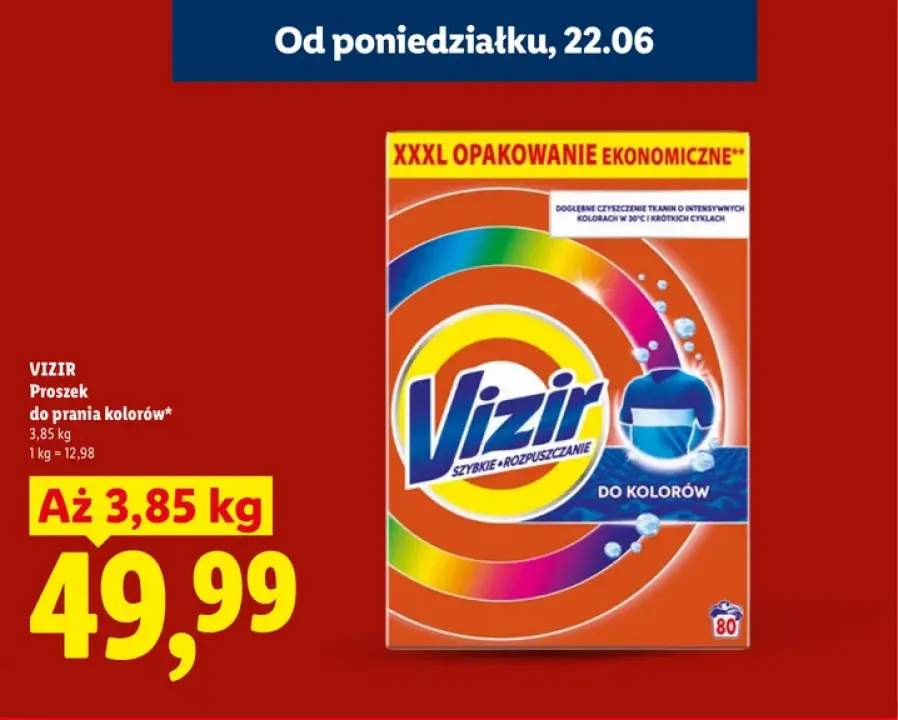 Proszek do prania Vizir do kolorów