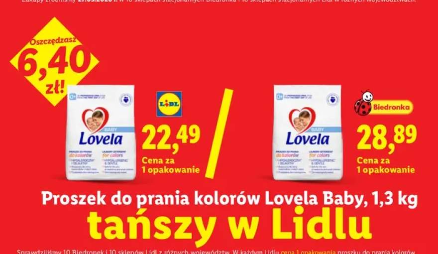 Proszek do prania kolorów Lovela Baby