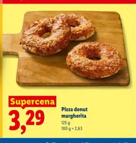 Pizza donut margherita