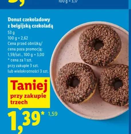 Donut czekoladowy z belgijską czekoladą