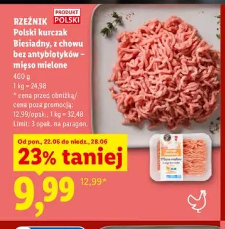 Mięso mielone z kurczaka Rzeźnik Biesiadny