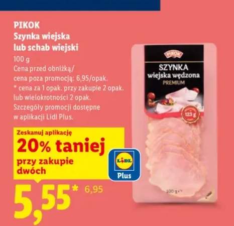 Szynka wiejska Pikok +1 wariant