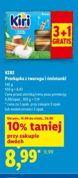 Przekąska z twarogu i śmietanki Kiri
