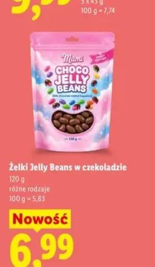 Żelki Jelly Beans w czekoladzie Mumi