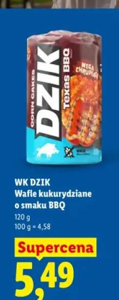 Wafle kukurydziane o smaku BBQ WK Dzik