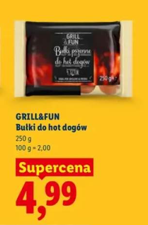 Bułki do hot dogów Grill&Fun 4-pak