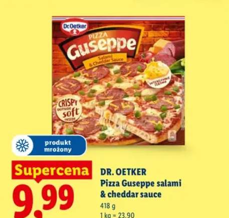 Pizza Guseppe salami & cheddar sauce Dr. Oetker
