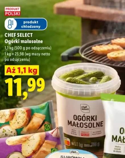 Ogórki małosolne Chef Select