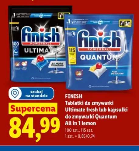 Tabletki do zmywarki Finish Ultimate Fresh +1 wariant