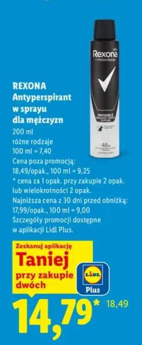 Antyperspirant w sprayu dla mężczyzn Rexona