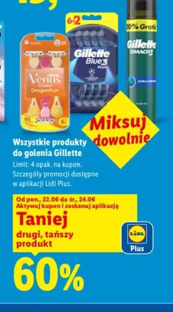 Produkty do golenia Gillette +3 warianty