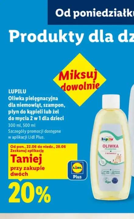 Oliwka pielęgnacyjna dla niemowląt Lupilu