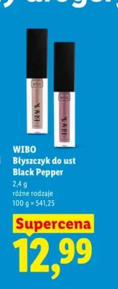 Błyszczyk do ust Black Pepper Wibo