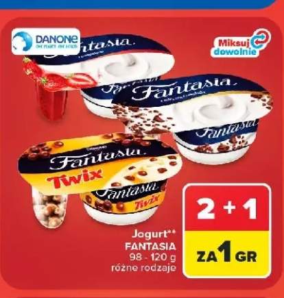 Jogurt Danone Fantasia z wiśniami +2 warianty