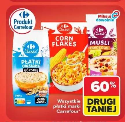 Płatki Carrefour +3 warianty