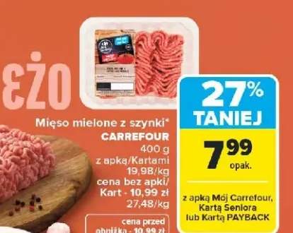 Mięso mielone z szynki Carrefour
