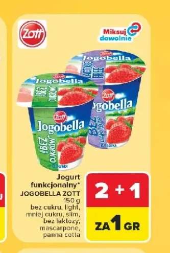 Jogurt Jogobella Zott bez cukru +6 wariantów