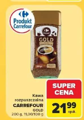 Kawa rozpuszczalna Carrefour Classic Gold