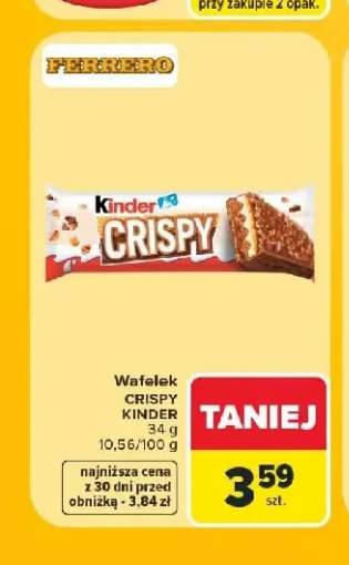 Wafelek Kinder Crispy