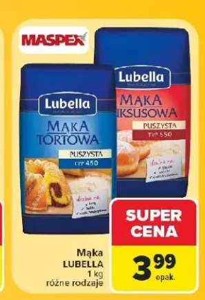 Mąka tortowa Lubella puszysta typ 450 +1 wariant