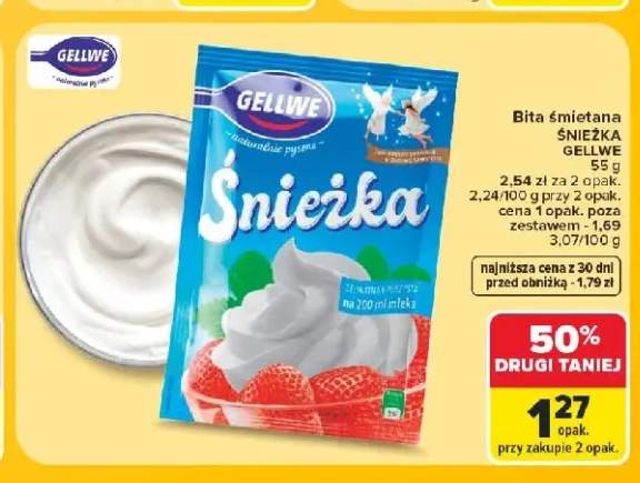 Bita śmietana Śnieżka Gellwe