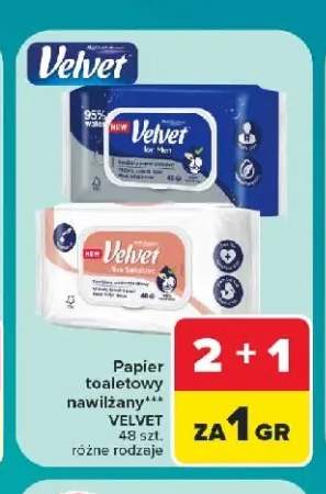 Papier toaletowy nawilżany Velvet
