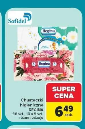 Chusteczki higieniczne Regina