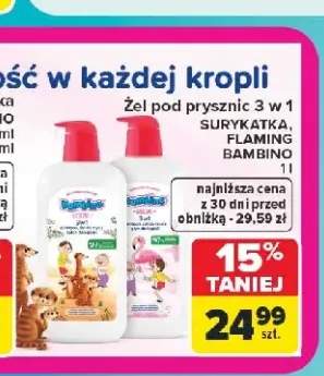 Żel pod prysznic 3 w 1 Bambino Surykatka +1 wariant