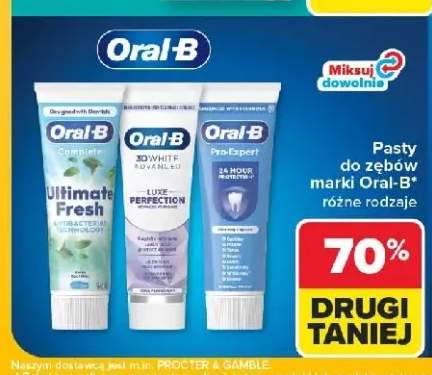 Pasta do zębów Oral-B Complete Ultimate Fresh +2 warianty