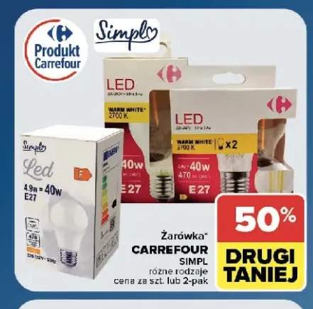 Żarówka LED Carrefour Simpl +1 wariant