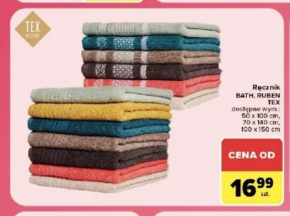 Ręcznik BATH TEX +1 wariant