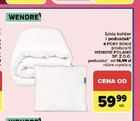 Kołdra i poduszka Wendre 4 Pory Roku