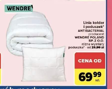 Kołdra i poduszka Wendre Antibacterial