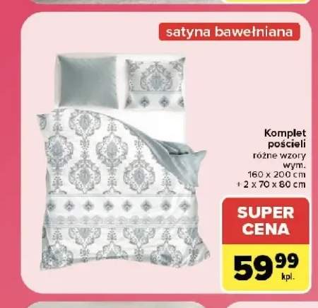 Komplet pościeli satyna bawełniana