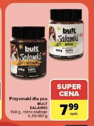 Przysmaki dla psa Bult Salamki z dziczyzną +1 wariant