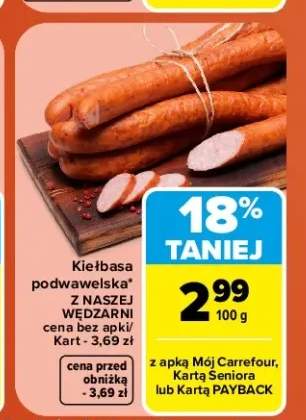 Kiełbasa podwawelska Z Naszej Wędzarni