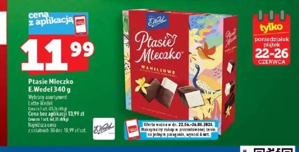 Ptasie Mleczko E.Wedel waniliowe 340 g