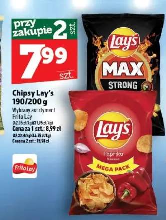 Chipsy Lay's Max Strong +1 wariant