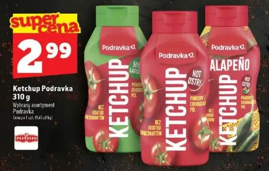 Ketchup Podravka +3 warianty