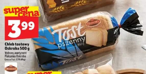 Chleb tostowy pszenny Oskroba