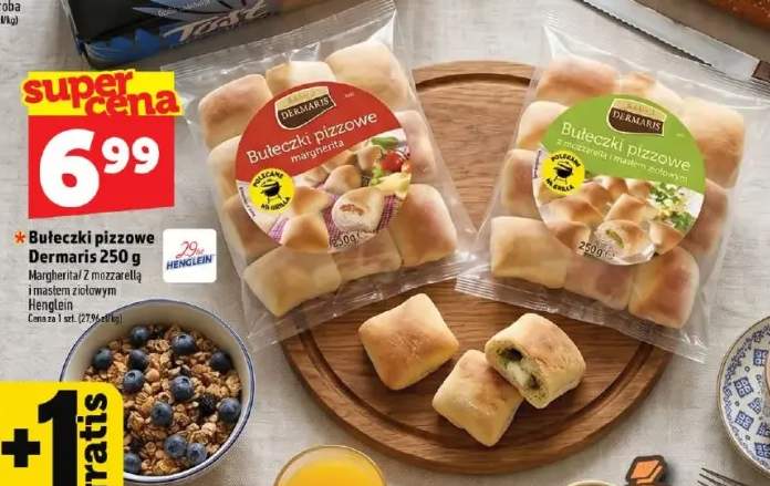Bułeczki pizzowe Dermaris margherita +1 wariant