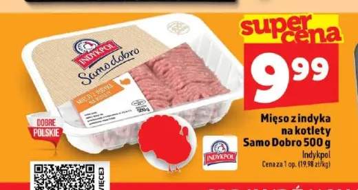 Mięso z indyka na kotlety Indykpol Samo Dobro