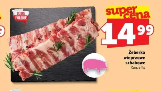 Żeberka wieprzowe schabowe