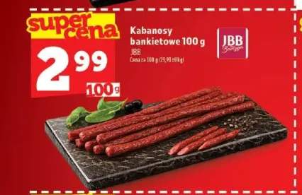 Kabanosy bankietowe JBB Bałdyga