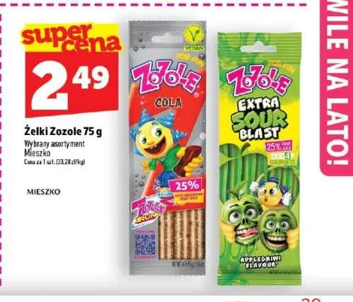 Żelki Zozole Cola +1 wariant