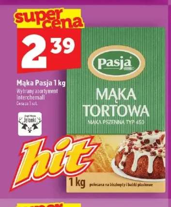 Mąka pszenna tortowa Pasja typ 450