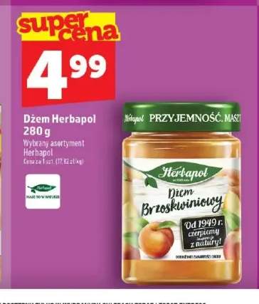 Dżem brzoskwiniowy Herbapol