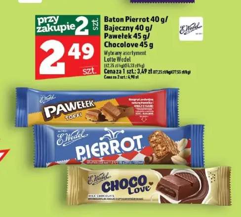 Baton Pierrot E.Wedel +3 warianty